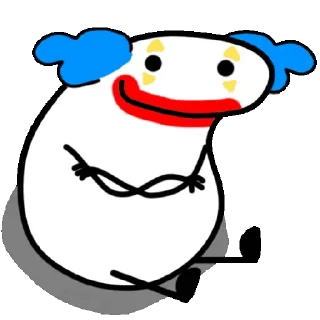 🤡 FLORK TE FELICITO 👏🏻🤗, стикер Telegram 15 из 15