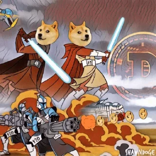 💪 狗狗币Dogecoin @doge88, стикер Telegram 23 из 38