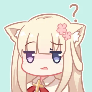 ❓ miya猫猫, стикер Telegram 21 из 105