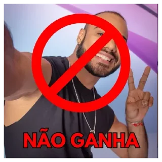 🎬 Não ganha, стикер Telegram 7 из 10