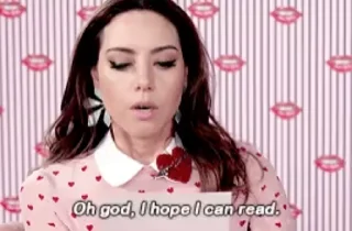 🤓 aubrey plaza core, стикер Telegram 19 из 30