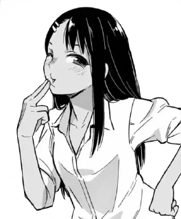 😘 Nagatoro, стикер Telegram 16 из 120