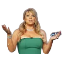 👻 Mariah Carey Rainha do shade, sticker Telegram 16 sur 36