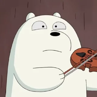 ⭐ Polar (We Bare Bears) ⬩❀⬩ @monochromeabril, стікер Telegram 21 з 120
