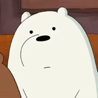 ⭐ Polar (We Bare Bears) ⬩❀⬩ @monochromeabril, стікер Telegram 12 з 120