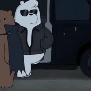 ⭐ Polar (We Bare Bears) ⬩❀⬩ @monochromeabril, стікер Telegram 9 з 120