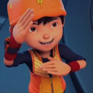 💗 Boboiboy ori v2 bye @gracyzx, стікер Telegram 18 з 27
