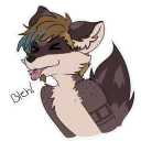😝 Milo The Raccoon, sticker Telegram 4 sur 73