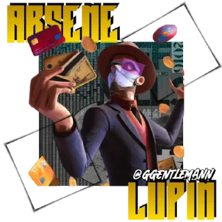 🤑 Arsene Lupin | @ggentlemann, стикер Telegram 12 из 14