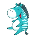 😂 Minty Zebra, стікер Telegram 1 з 20