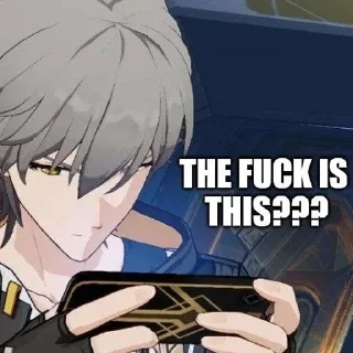 🤨 Honkai shitpost, стікер Telegram 19 з 120