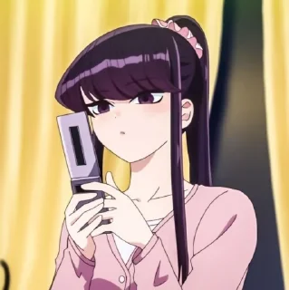 🍥 Komi Shouko @AnimeDivision, sticker Telegram 23 sur 100
