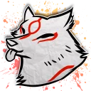 🖌 Okami!, Telegram sticker 1 of 12
