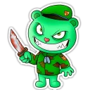 🔪 Happy Tree Friends, sticker Telegram 4 sur 34