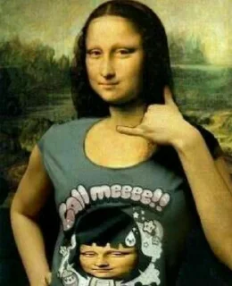 🤙 Mona_lisa  by:🌸By:ᴇᴍ֟፝֟ɪʟʏ•🌸, стикер Telegram 4 из 40
