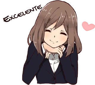 ❤️ Namorada geniosa - @oneesanstickers, sticker Telegram 6 sur 40