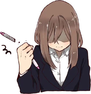 😤 Namorada geniosa - @oneesanstickers, sticker Telegram 17 sur 40