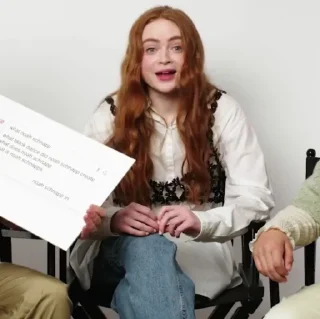 🥯 Sadie sink , @STICKERBAR, стікер Telegram 10 з 60