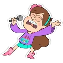 🎤 Gravity Falls, Telegram sticker 5 of 52