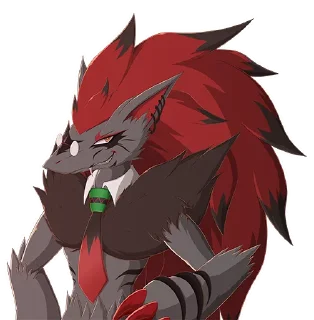👔 Steph Zoroark, Telegram sticker 22 of 71