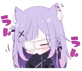 🤔 Mikenekonekoko - @oneesanstickers, стікер Telegram 2 з 16