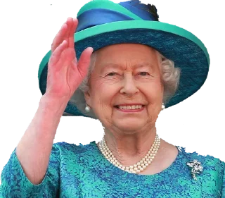 🙋‍♀ Rainha Elizabeth, sticker Telegram 17 sur 50
