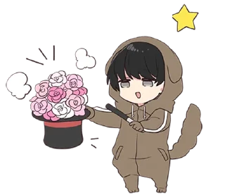 🌺 Yurudara-kun - @oneesanstickers, sticker Telegram 13 sur 40