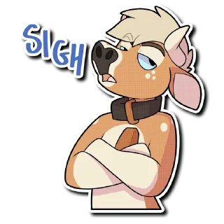😒 Dairy Lee, Telegram sticker 10 of 11