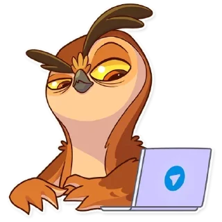 🦉 🛩 @EntendendoTelegram ✈️, Telegram sticker 15 of 120