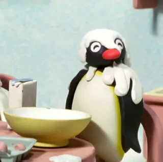 🐧  : 𝗉𝗂𝗇𝗀𝗎'𝗌 𝗆𝗈𝗈𝖽 | @stkworld, Telegram sticker 24 of 45