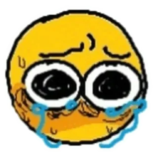 😭 emoji 𓆙 Telegram sticker 6 of 28