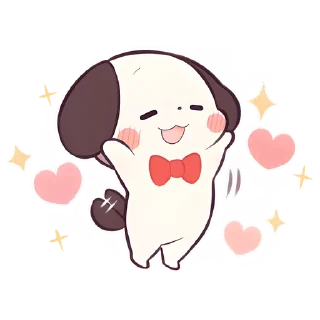 ❤️ emoji Маленький щенок @Nyasticks Telegram sticker 17 of 41