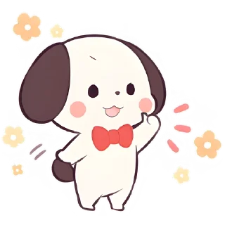 👍 emoji Маленький щенок @Nyasticks Telegram sticker 24 of 41