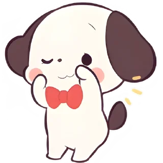 😉 emoji Маленький щенок @Nyasticks Telegram sticker 6 of 41