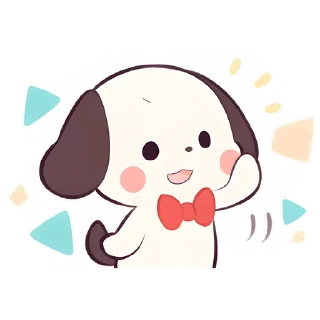 🙋‍♀ emoji Маленький щенок @Nyasticks Telegram sticker 23 of 41