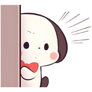 🤔 emoji Маленький щенок @Nyasticks Telegram sticker 3 of 41