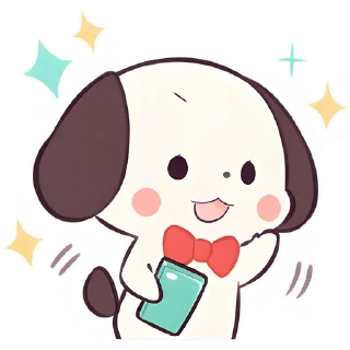😘 emoji Маленький щенок @Nyasticks Telegram sticker 18 of 41