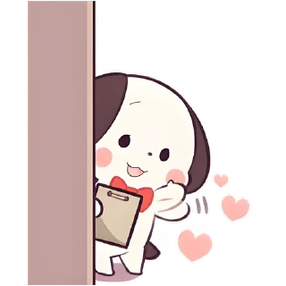👋 emoji Маленький щенок @Nyasticks Telegram sticker 1 of 41