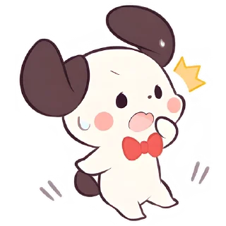 😱 emoji Маленький щенок @Nyasticks Telegram sticker 9 of 41