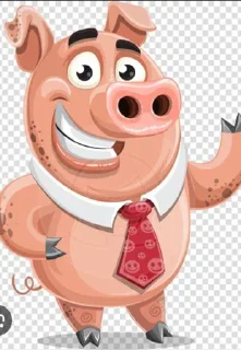⭐️ emoji Свиньи 🐷❤️💪🏿 @Stikerhi_bot Telegram sticker 1 of 14