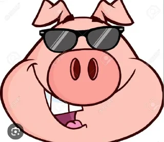 ⭐️ emoji Свиньи 🐷❤️💪🏿 @Stikerhi_bot Telegram sticker 4 of 14