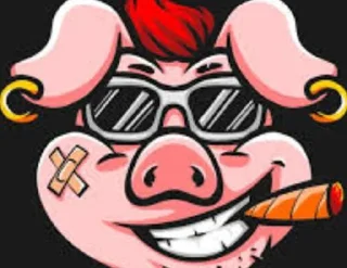 ⭐️ emoji Свиньи 🐷❤️💪🏿 @Stikerhi_bot Telegram sticker 6 of 14