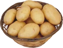 Sticker from potato