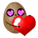 Sticker from Potato