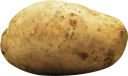 Sticker from potato