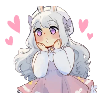 🌟 emoji Милая леди - @tg_sticks Telegram sticker 6 of 16