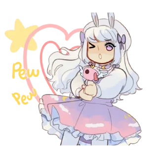 🌟 emoji Милая леди - @tg_sticks Telegram sticker 11 of 16