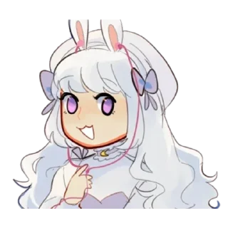 🌟 emoji Милая леди - @tg_sticks Telegram sticker 7 of 16
