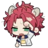 🌺 emoji enstars animals @yuvinalystickers Telegram sticker 10 of 56