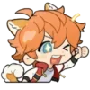 🍂 emoji enstars animals @yuvinalystickers Telegram sticker 2 of 56